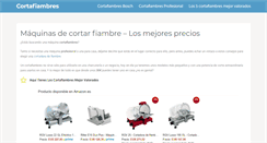 Desktop Screenshot of cortafiambres.com